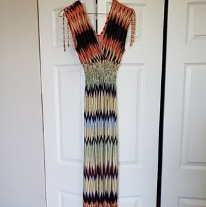 FC print Maxi Dress Junior L